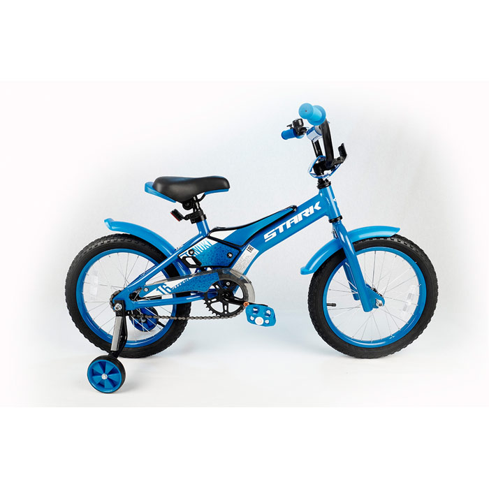Велосипед STARK Tanuki 16 Boy (голубой/белый) (2020)