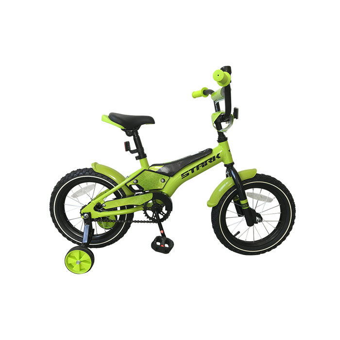 Велосипед STARK Tanuki 14 Boy (зеленый/черный) (2019)