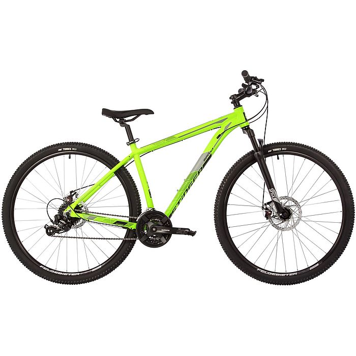 Велосипед STINGER Graphite STD 29", Al, M-Disk Brake, 24-Speed (зеленый) (2021)
