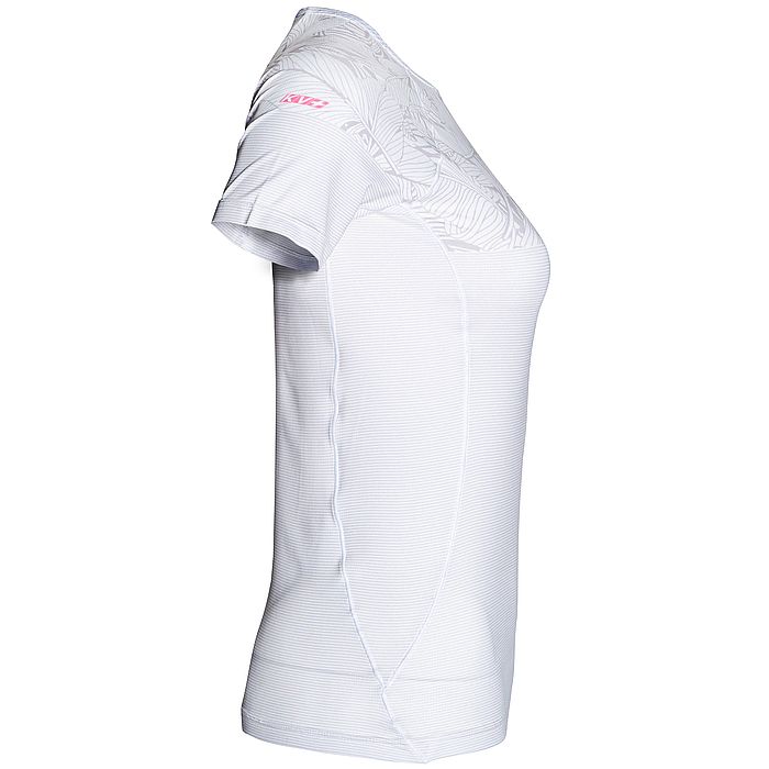 Футболка для бега женская KV+ Sprint T-Shirt (белый/серый)