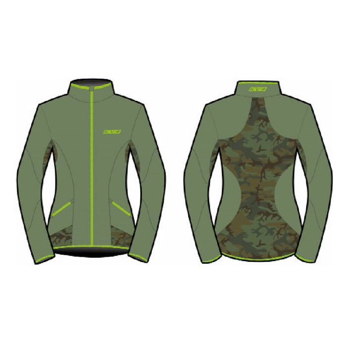 Куртка разминочная женская KV+ Karina (wind protection) (зеленый)