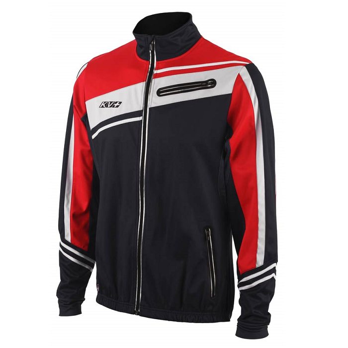 Куртка разминочная KV+ Race (красный/черный)