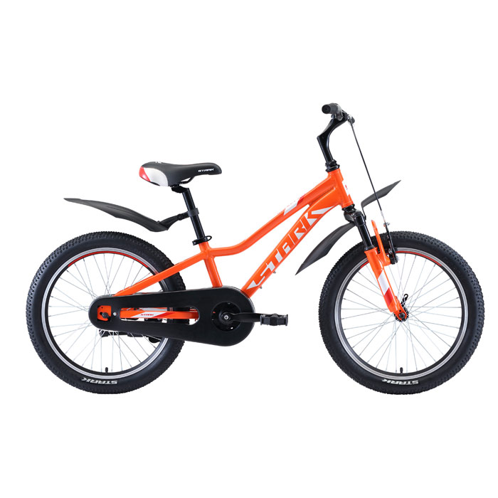 Велосипед STARK Rocket 20.1 S (оранжевый/белый/красный) (2020)