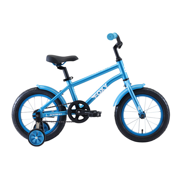 Велосипед STARK Foxy 14 Boy (голубой/белый) (2020)
