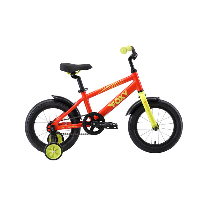 Велосипед STARK Foxy 14 (оранжевый/желтый) (2019)