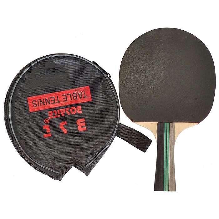 Ракетка для настольного тенниса SPORTEX в чехле (черный/зеленый)