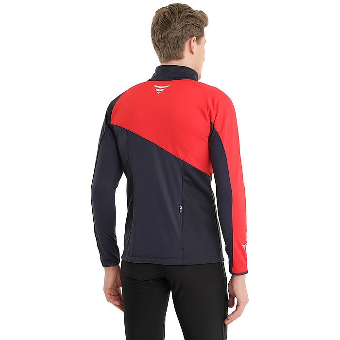 Куртка разминочная NORDSKI Premium (темно-синий/красный)