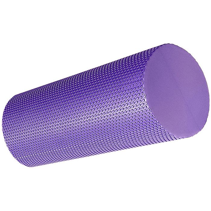Ролик для йоги SPORTEX Профи 30х15 см, полумягкий (ЭВА) (фиолетовый)