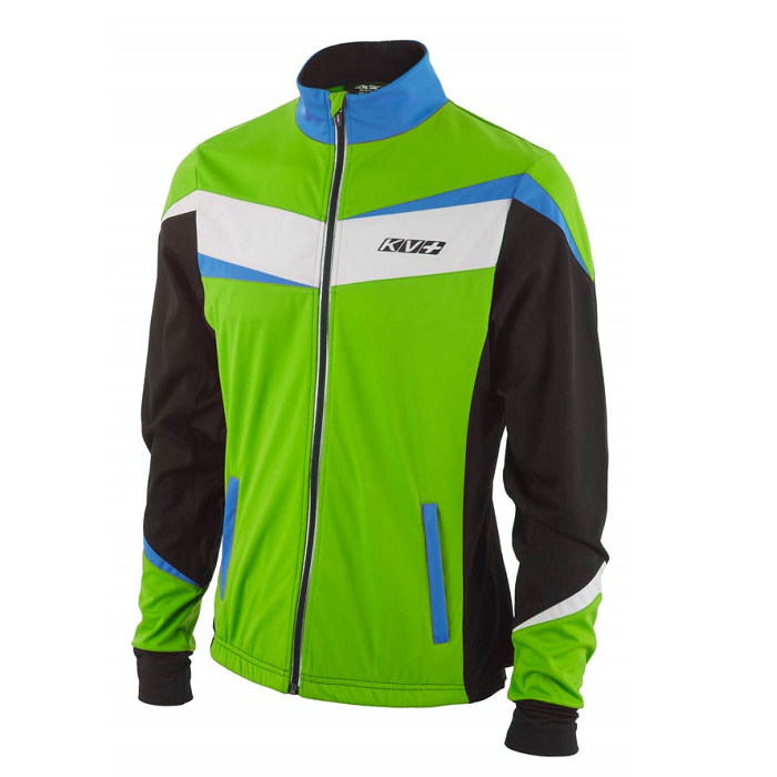 Куртка разминочная KV+ Exclusive (зеленый/синий)