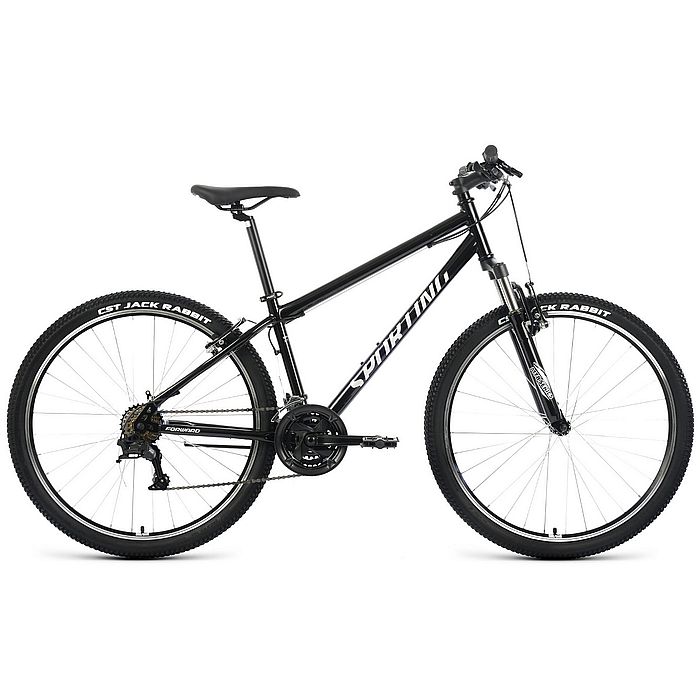 Велосипед FORWARD Sporting 27,5 1.2 (серебристый/черный) (2022)