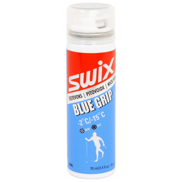 Мазь держания SWIX Blue Extra Liquid (аэрозоль, жидкая) (-2°С -15°С) 70 ml.
