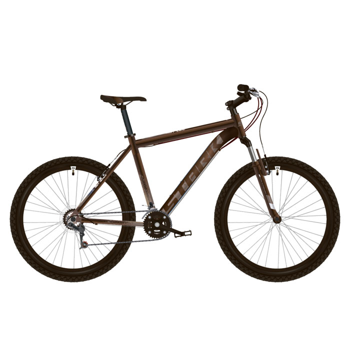 Велосипед STARK Indy 26.1 V (коричневый/кремовый/белый) (2019)