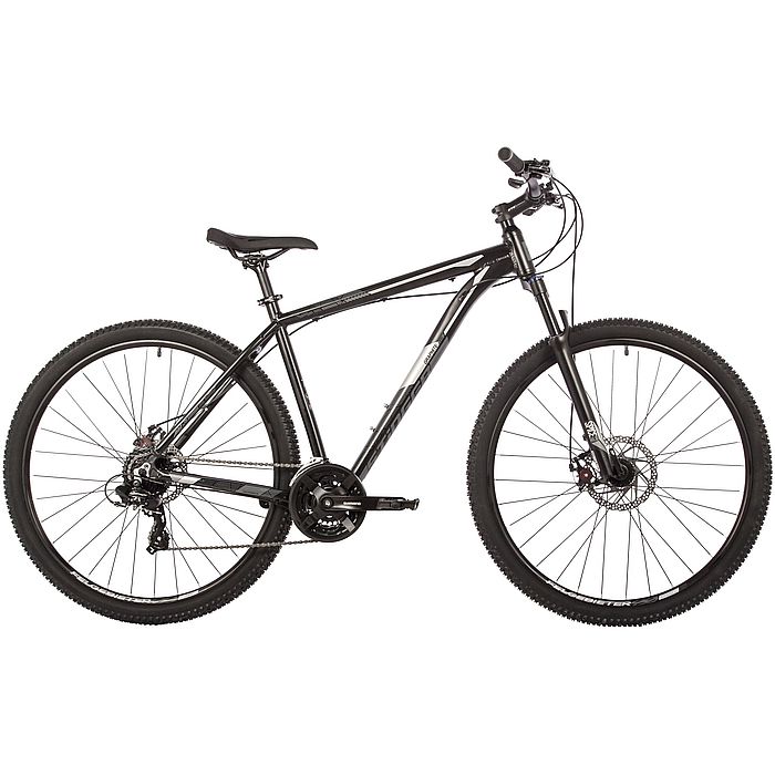 Велосипед STINGER Graphite STD 29", Al, M-Disk Brake, 24-Speed (черный) (2022)