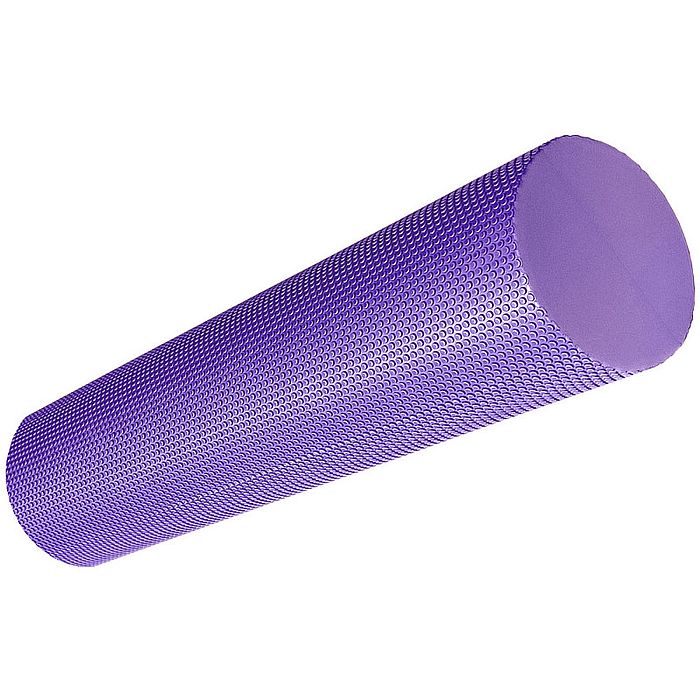 Ролик для йоги SPORTEX Профи 45х15 см, полумягкий (ЭВА) (фиолетовый)