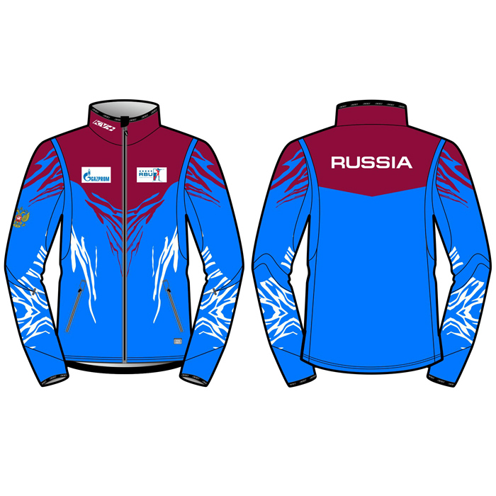 Куртка разминочная KV+ Exclusive Jacket man RBU (синий/красный)