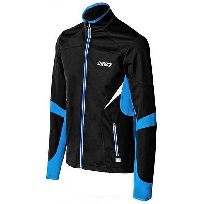 Куртка разминочная KV+ Lahti Jacket Unisex (черный/синий)