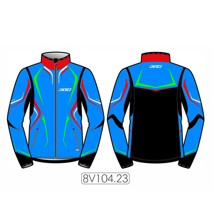 Куртка разминочная KV+ Exclusive (синий/черный)