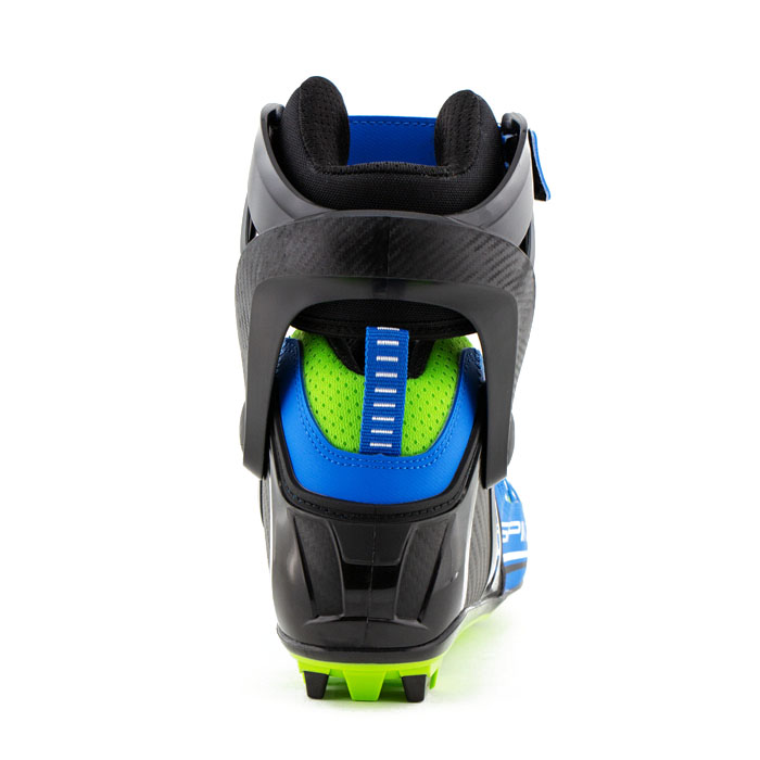 Лыжероллерные ботинки SPINE NNN Skiroll Skate (17) (синий/черный/салатовый)
