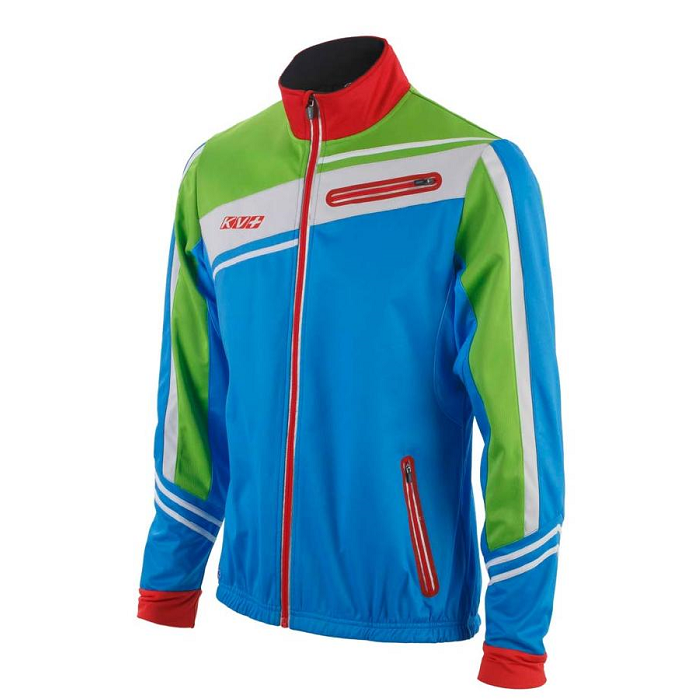 Куртка разминочная KV+ Race (синий/зеленый)