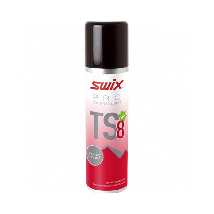 Парафин углеводородный, жидкий SWIX TS8 Red (-4°С +4°С) 50 ml.