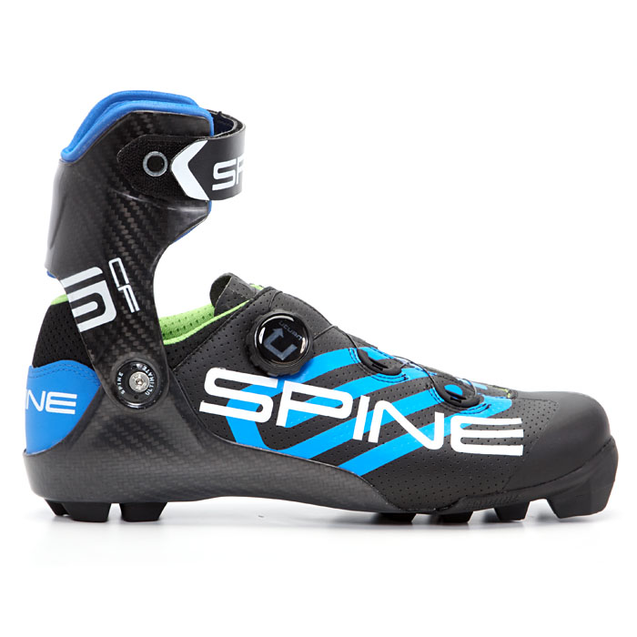Лыжероллерные ботинки SPINE NNN Ultimate Skiroll Skate (25-24 S) (черный/синий)