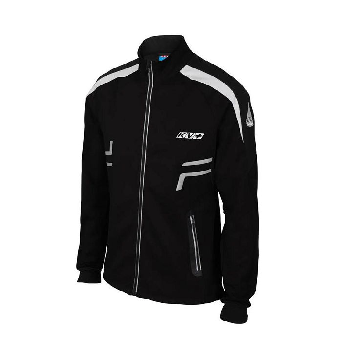 Куртка разминочная KV+ Cross (pro-wind-tech fabric) (черный)
