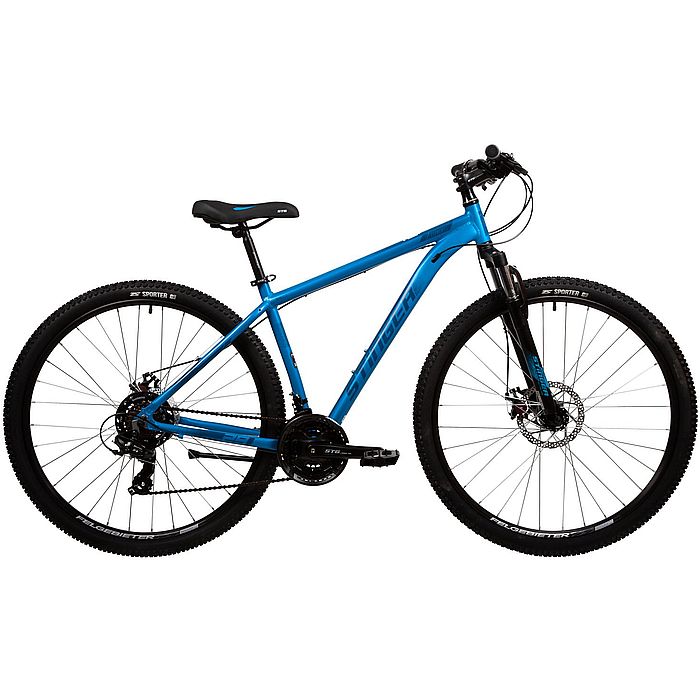 Велосипед STINGER Element Evo 29", Al, M-Disk Brake, 21-Speed (синий) (2021)