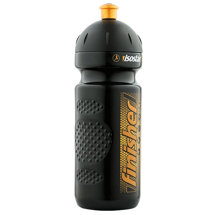 Фляга для питья ISOSTAR с клапаном (черный/оранжевый) 650 мл.