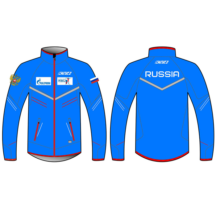 Куртка разминочная KV+ Premium (голубой)