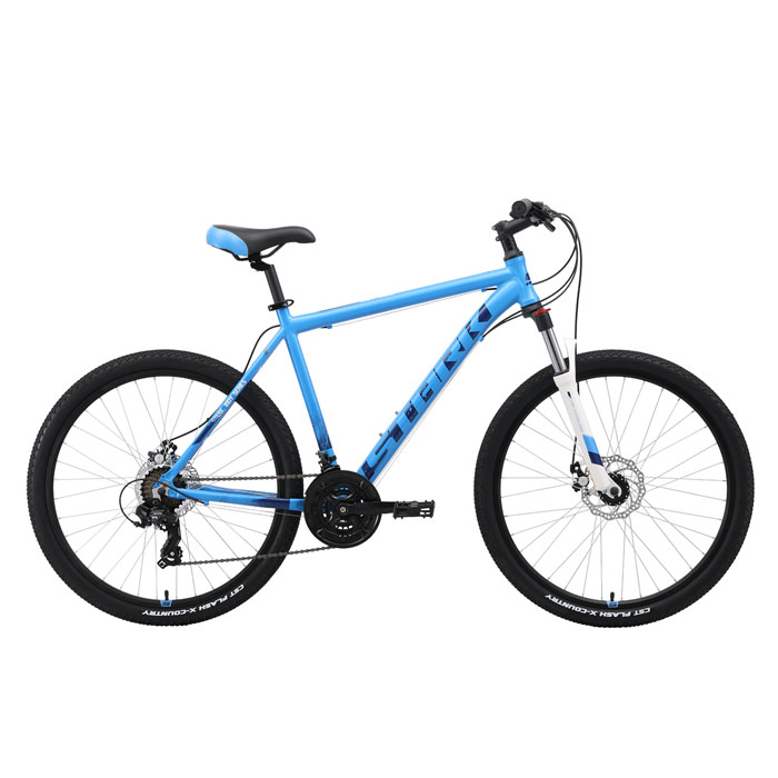 Велосипед STARK Indy 26.2 D (голубой/синий/белый) (2019)