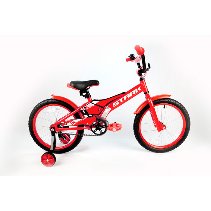 Велосипед STARK Tanuki 18 Boy (красный/белый) (2020)