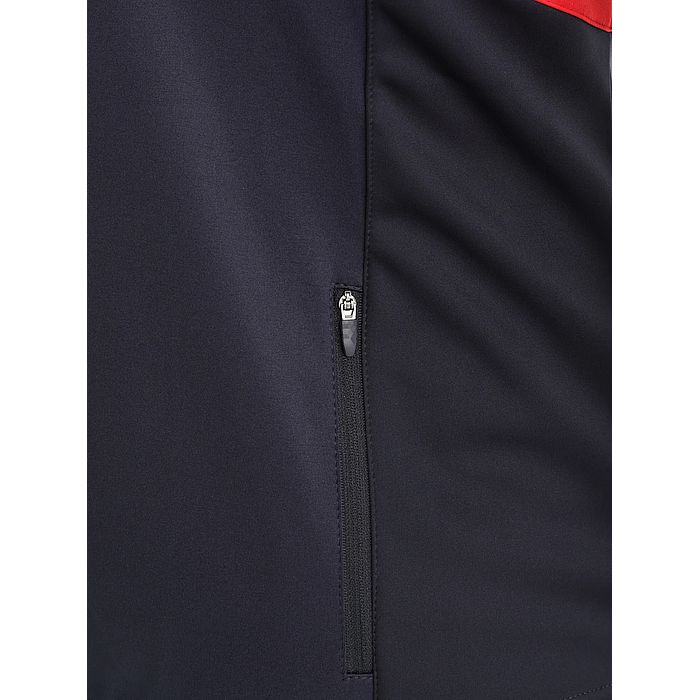 Куртка разминочная мужская NORDSKI Premium (черничный/красный)