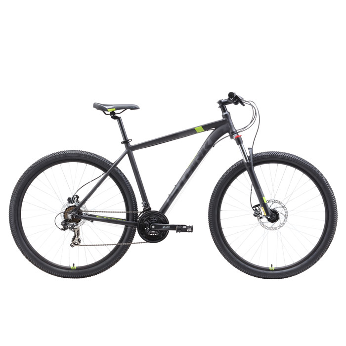 Велосипед STARK Hunter 29.2 HD (черный/серый/зеленый) (2019)