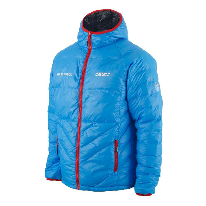 Куртка утепленная KV+ Seefeld (two sides, padded) (голубой/серый)