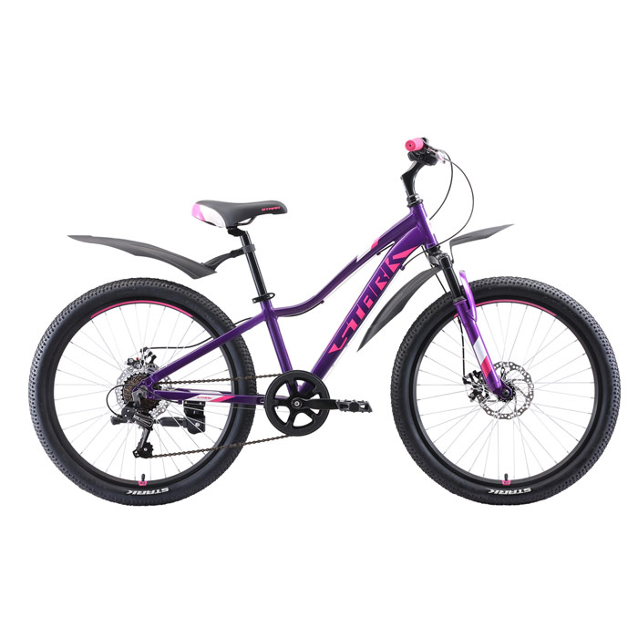 Велосипед STARK Bliss 24.1 D (фиолетовый/розовый/белый) (2020)