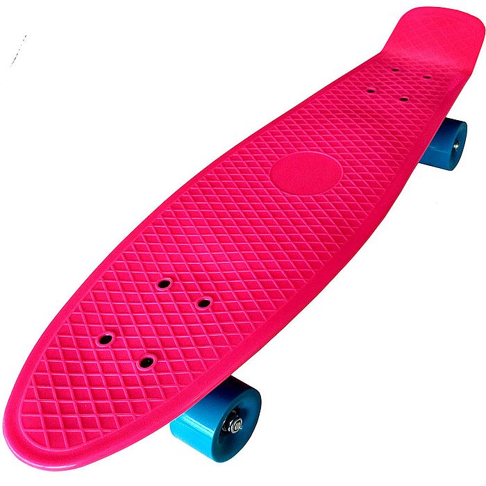 Пенни борд (скейт) SPORTEX SK30X (27" 68x19,5 см) (розовый)