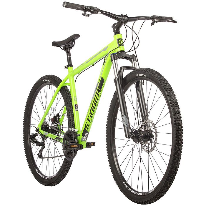 Велосипед STINGER Graphite STD 29&quot;, Al, M-Disk Brake, 24-Speed (зеленый) (2022)