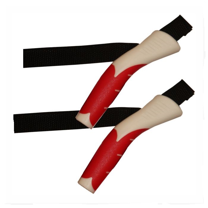Ручки STC (РГ_28) для лыжных палок, с темляком (черн./серый)