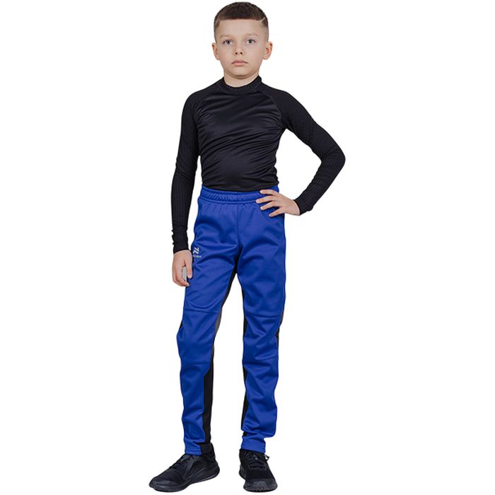 Брюки разминочные Jr. NORDSKI Base (синий/черный)