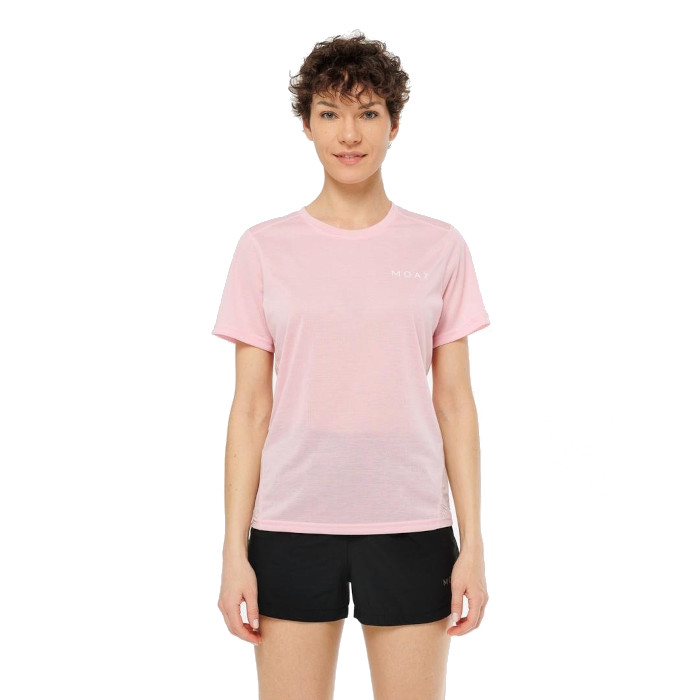 Футболка для бега женская MOAX Motion Mesh (розовый)