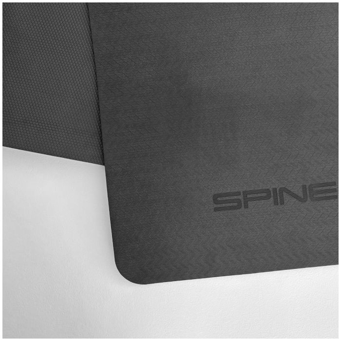 Коврик для йоги SPINE Fit TPE 6 мм. (темно-серый)