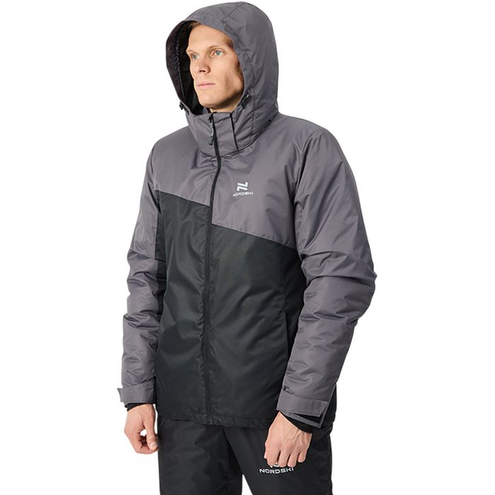 Куртка утепленная NORDSKI Active (черный/серый)