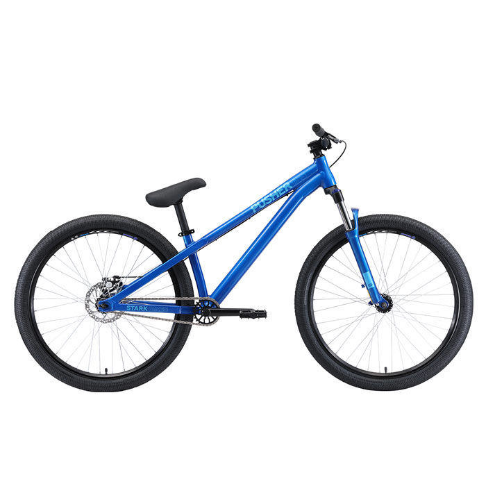 Велосипед STARK Pusher 1 SS (голубой/синий) (2020)