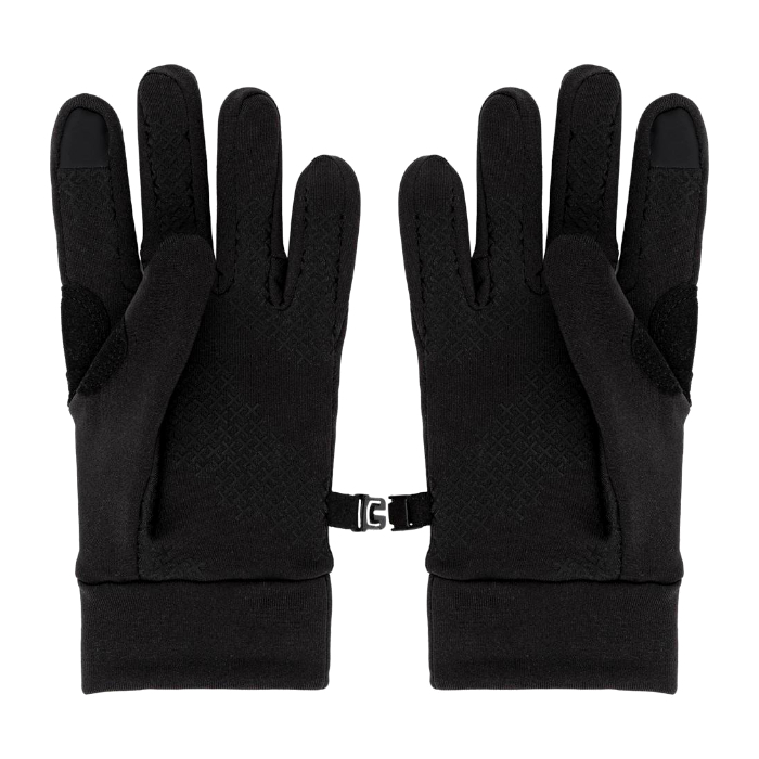 Перчатки для бега MOAX Fleece Warm (черный)