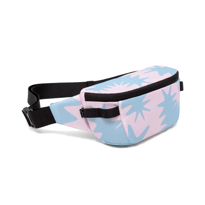 Сумка поясная ENKLEPP Lamel Waist Bag (розовый/голубой)