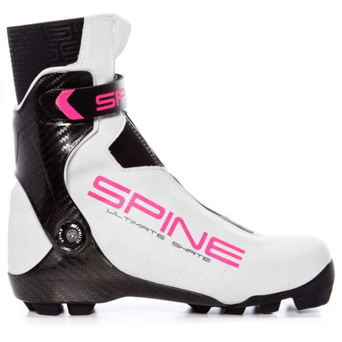Лыжные ботинки SPINE NNN Ultimate Skate (599/2-S) (белый/розовый)
