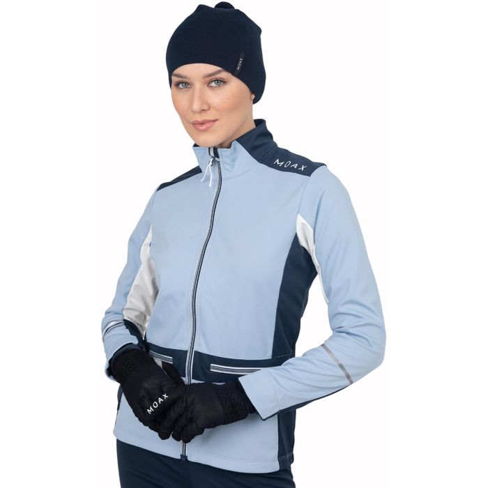 Куртка разминочная женская MOAX Tokke (голубой)