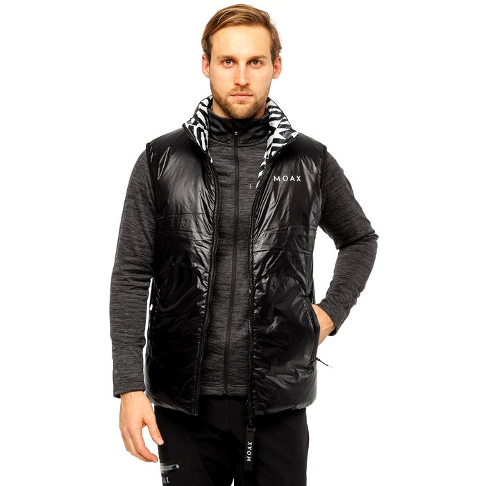 Жилет утепленный MOAX Club Duo (черный/серый)
