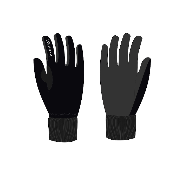 Перчатки лыжные Jr. NORDSKI Warm National WS (черный)
