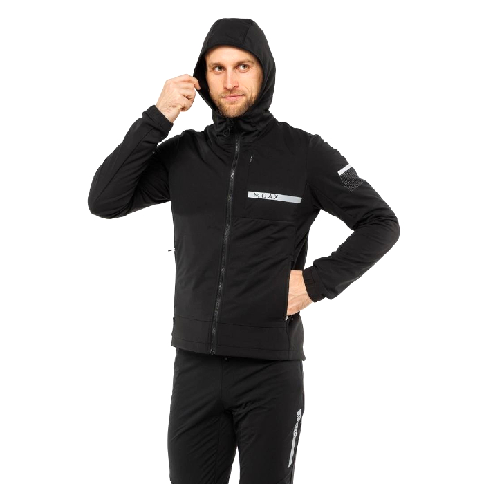 Куртка разминочная MOAX Dickson Wind (черный/серый)